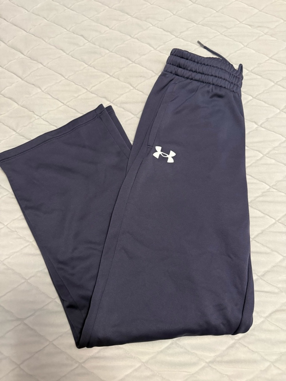 Under Armour Navy Jogger Pants with White Logo